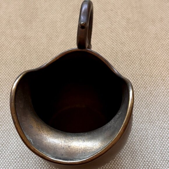 Antique Norblin & Co Small Brass Pitcher Made in Poland - Picture 8 of 9